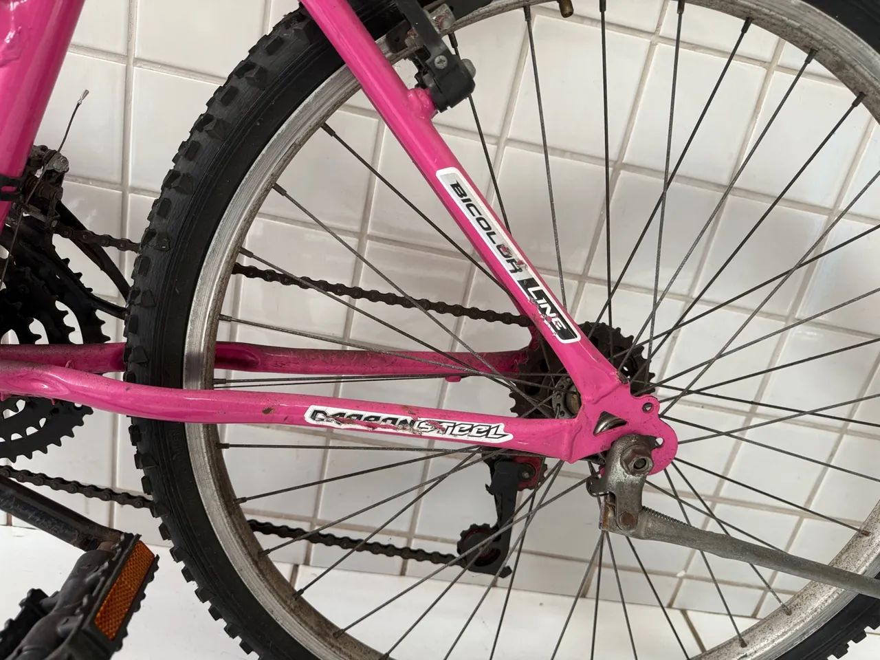 Bicicleta aro 26 Rosa - Foto 5