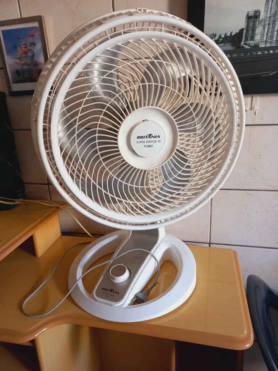 Ventilador de Mesa Britânia Super 150,00. WhatsApp * Ventus 10 Turbo - Foto 3