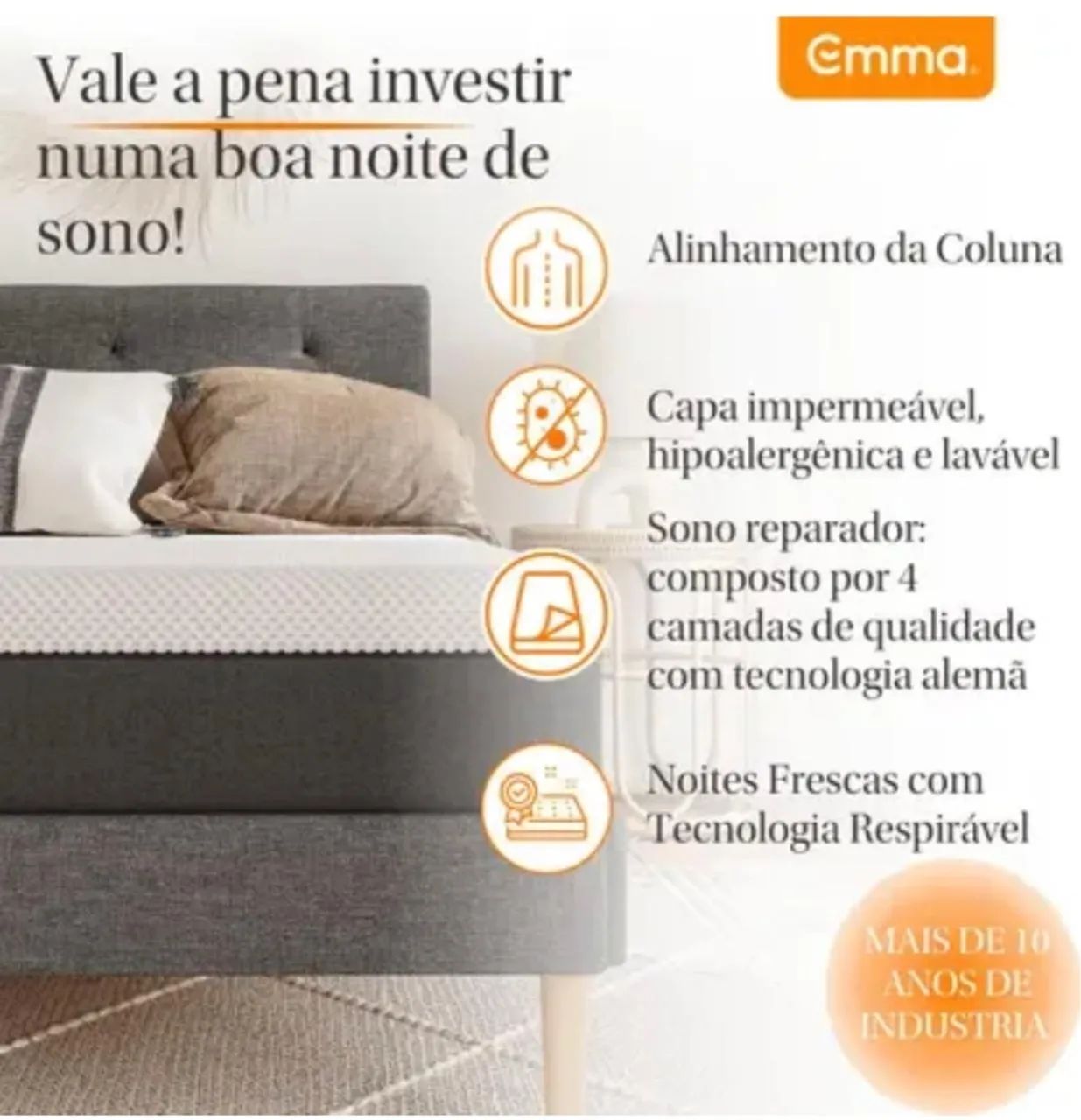 Colchão Emma Queen - Foto 4