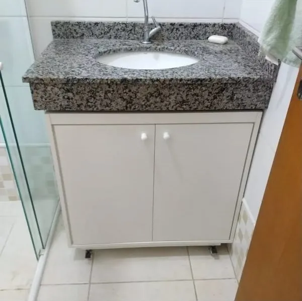 Armário para Banheiro - Branco Premium com Porta Soft Close