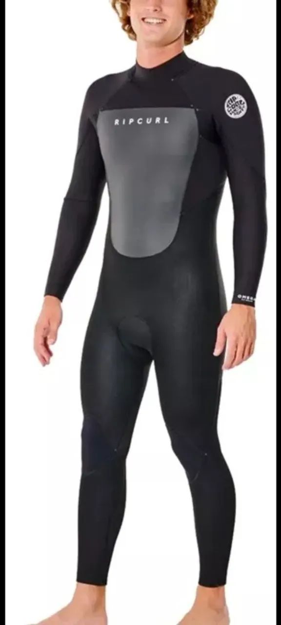 Long John Rip Curl Omega 3/2 Back Zip agora 100% selado novo! - Foto 2