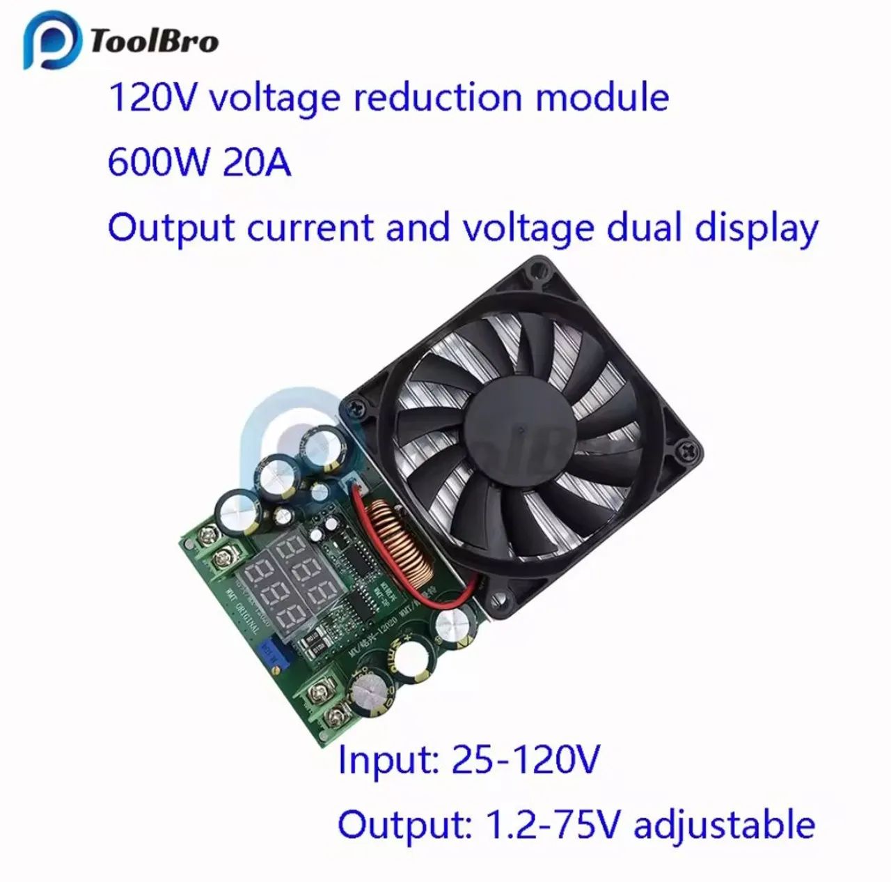 Step-down  saída 600w 20 ajustável 