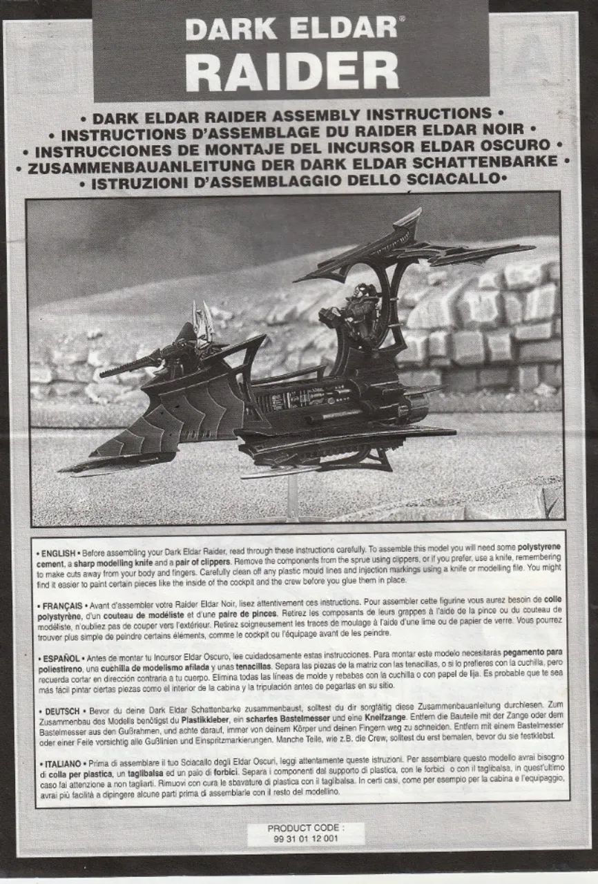 figura de warhammer para venda com manual 