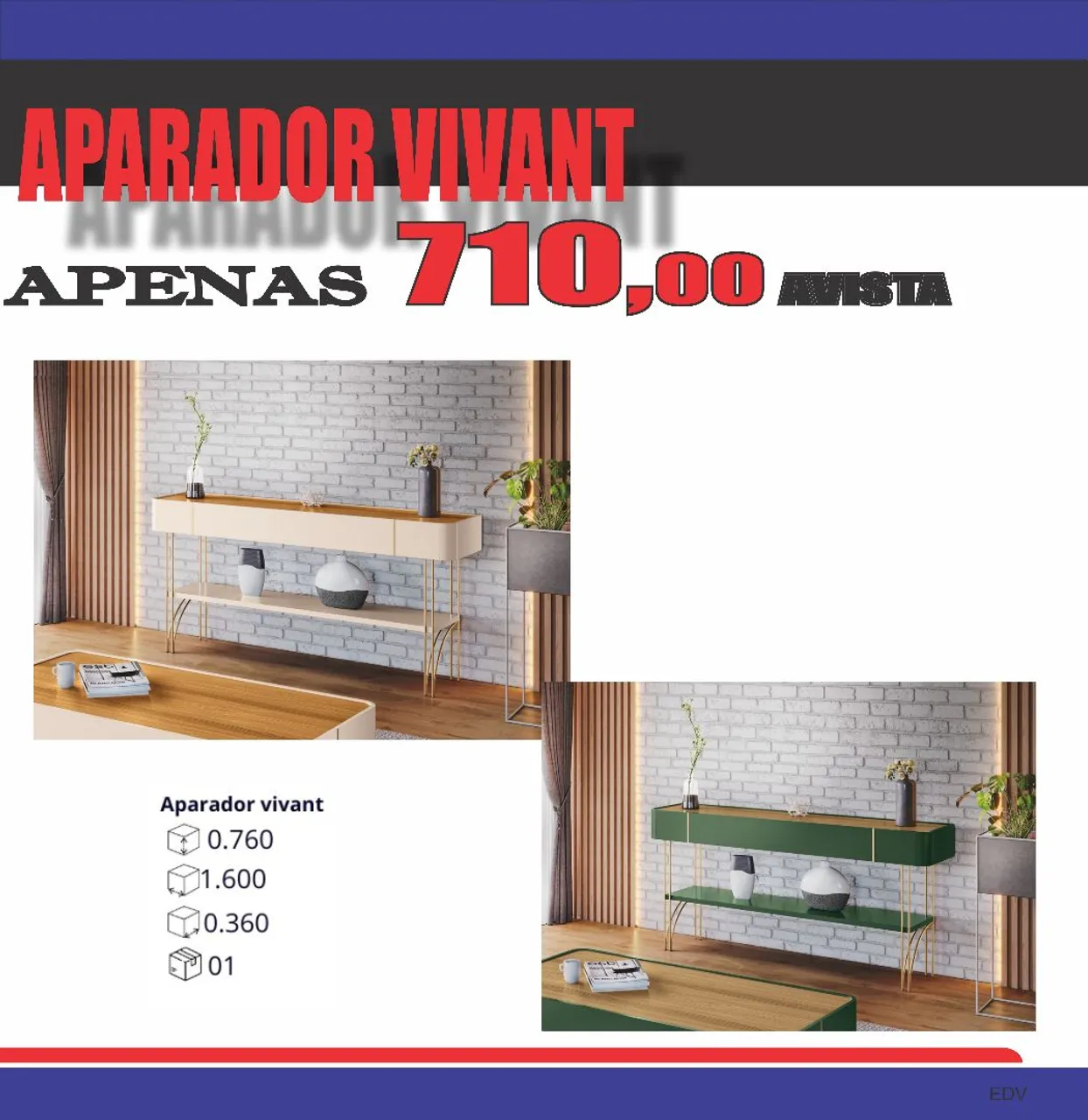 Aparador Vivant - Design Moderno e Elegante