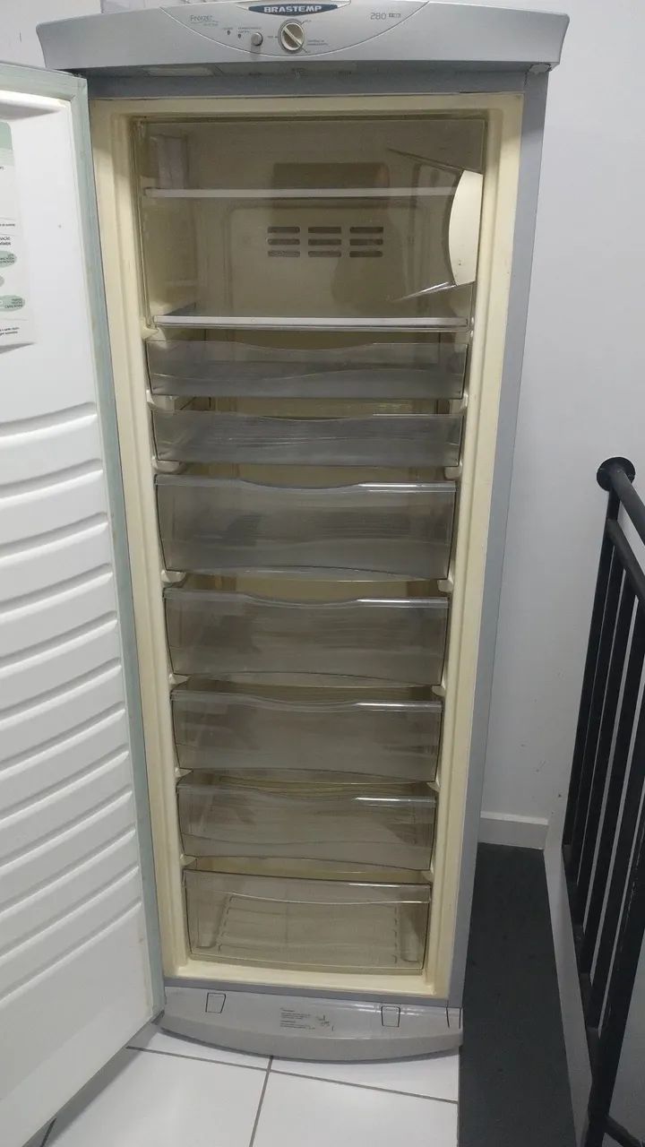 freezer vertical Brastemp 280 litros