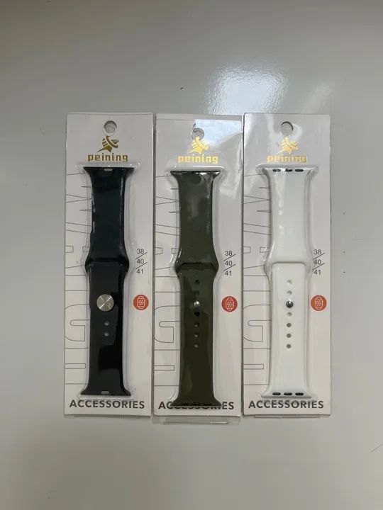 Pulseiras de Silicone para Apple Watch 38/40/41mm