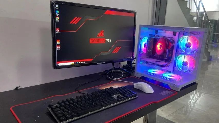PC Gamer Completo Xeon E5 | 16 GBs | GTX 1050 | + Monitor Novo c/ Garantia