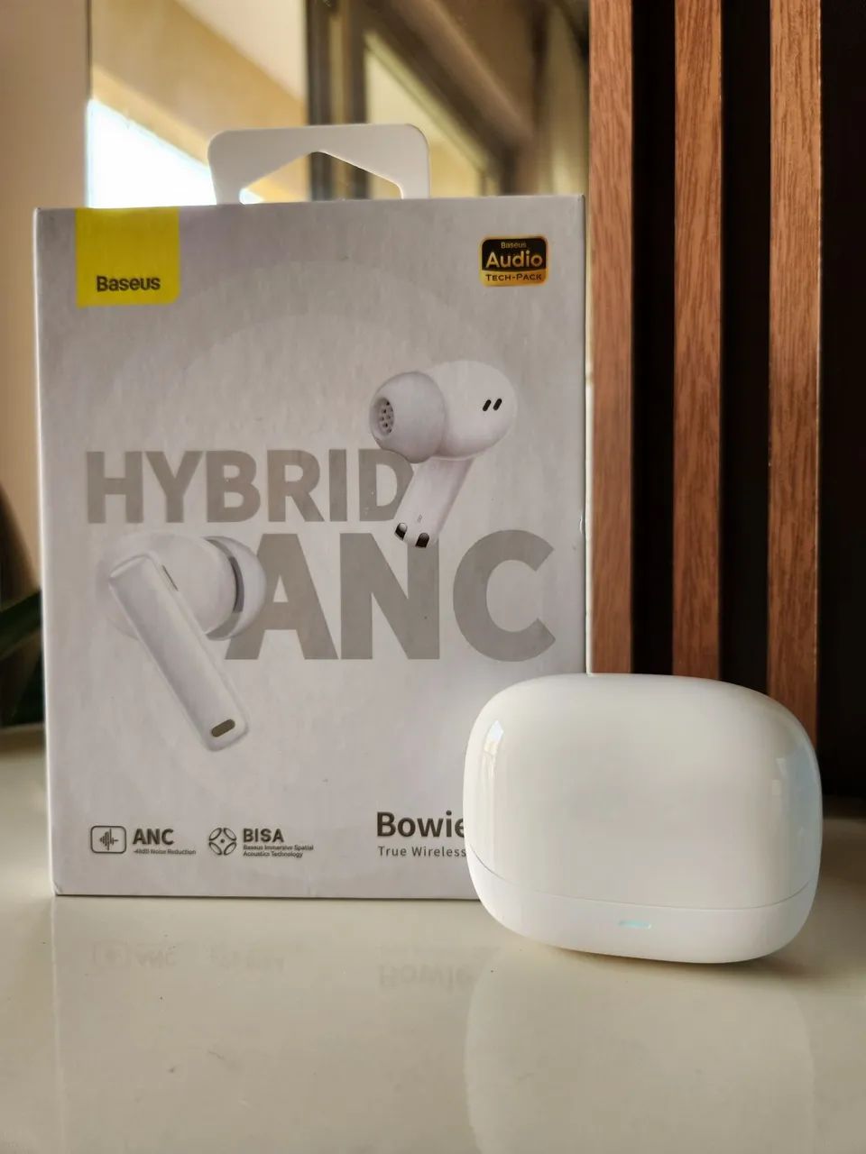 Fone bluetooth Baseus Bowie M2s ANC 48dB LACRADO  - Foto 6