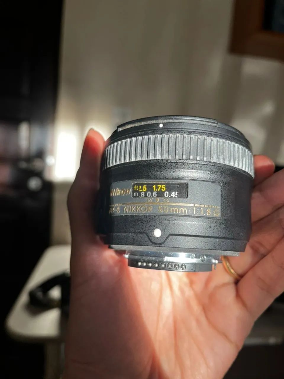 Lente Nikon Nikkor 50mm 1.8G - Foto 5