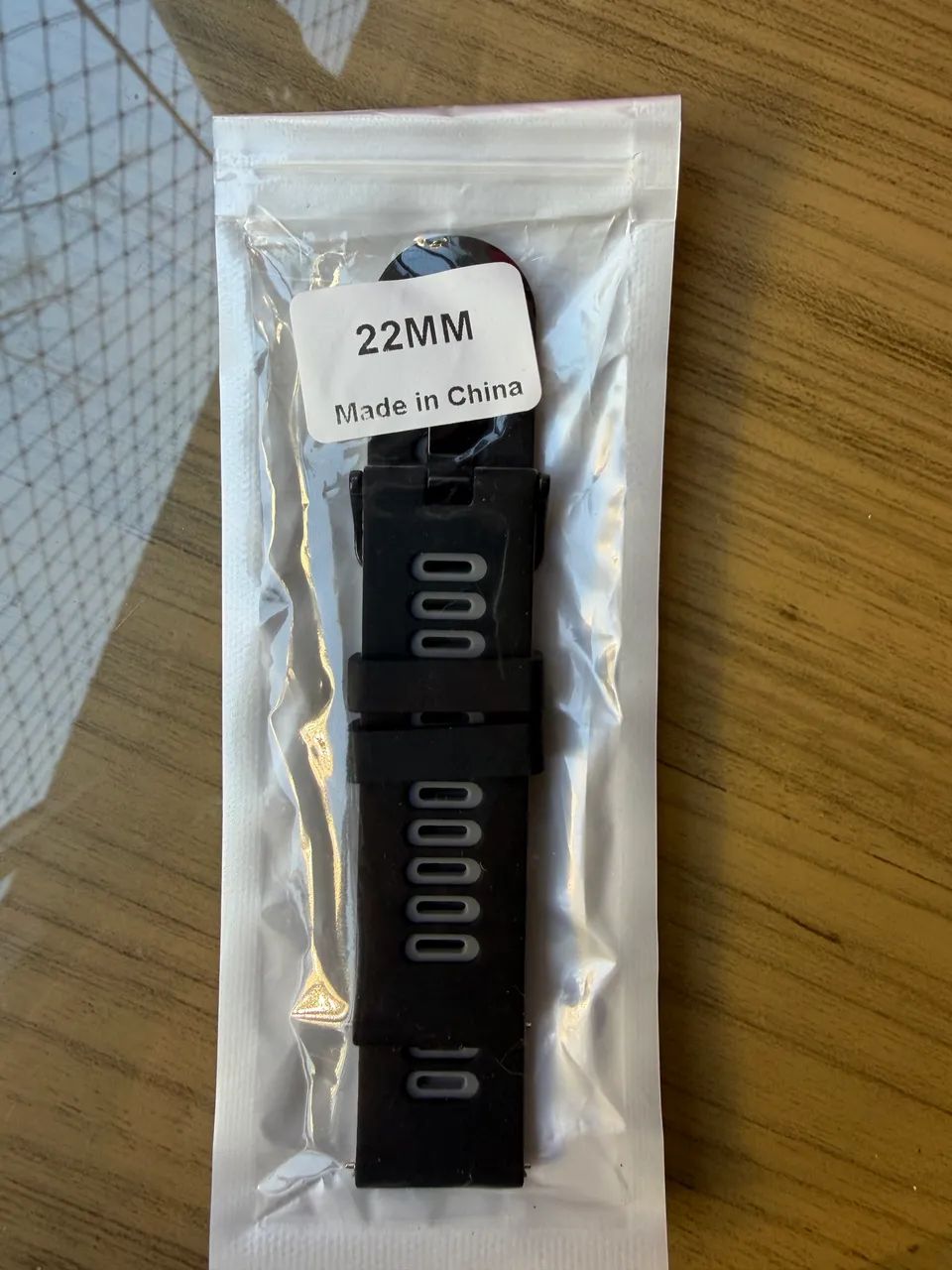 Garmin pulseira preto com cinza 22 mm nunca usada 