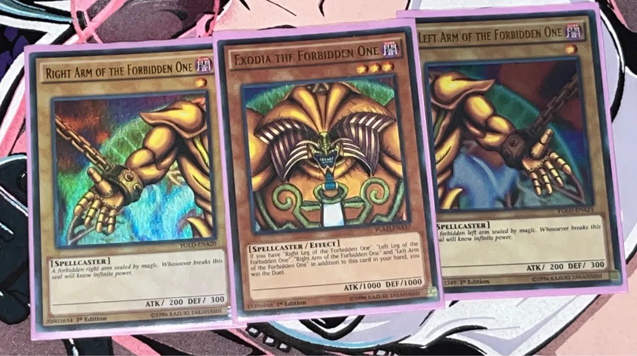 5 Partes do Exodia The Forbidden One Ultra Raro YGLD  - Foto 4
