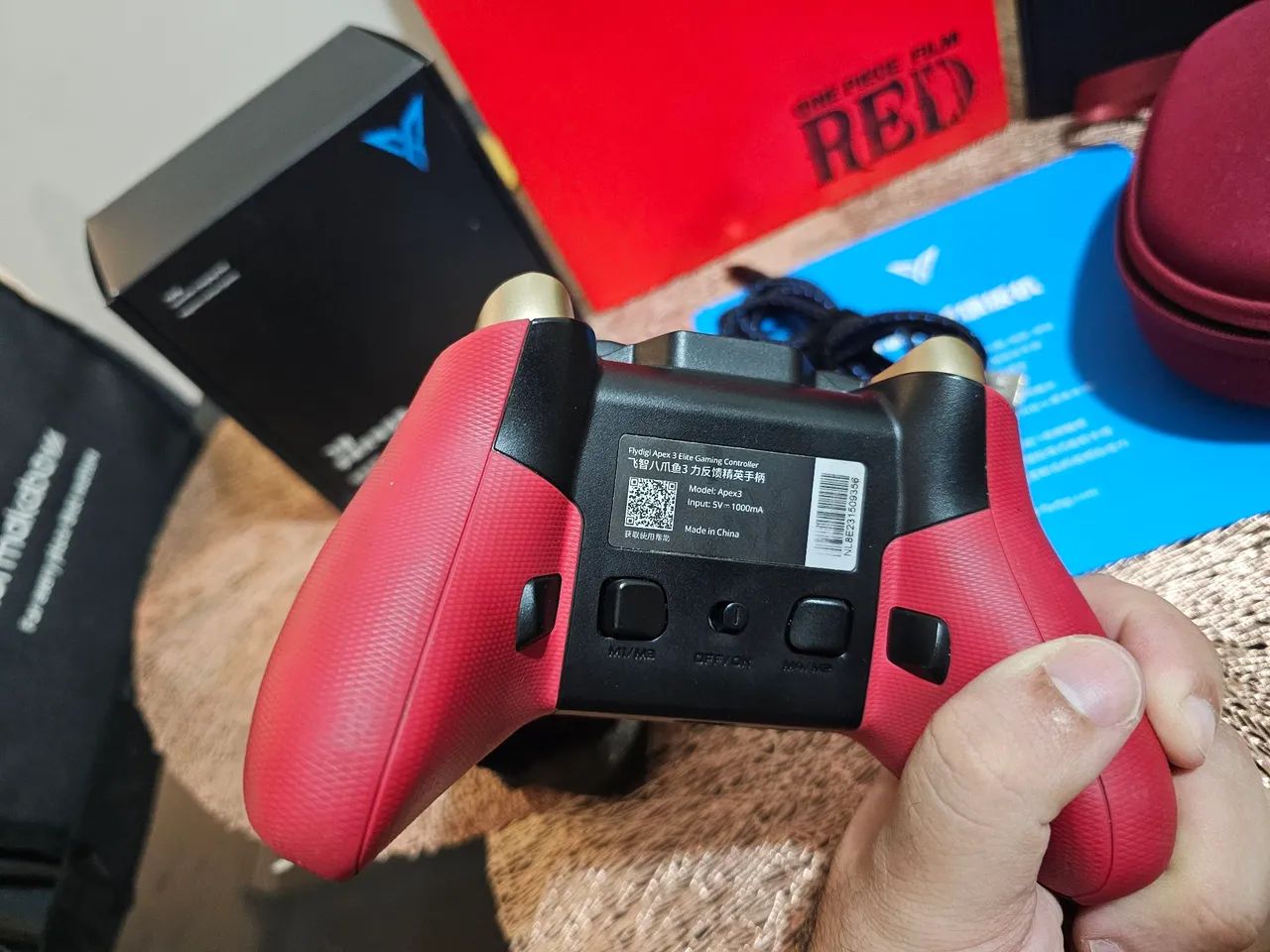 Controle Flydigi Apex elite 3 One Piece Film Red - Edição Limitada - Foto 3
