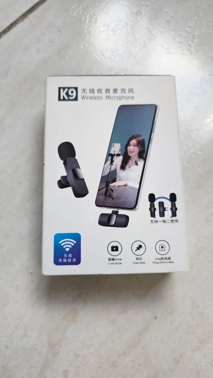 Vendo Microfone sem fio para celular (entrada tipo C)