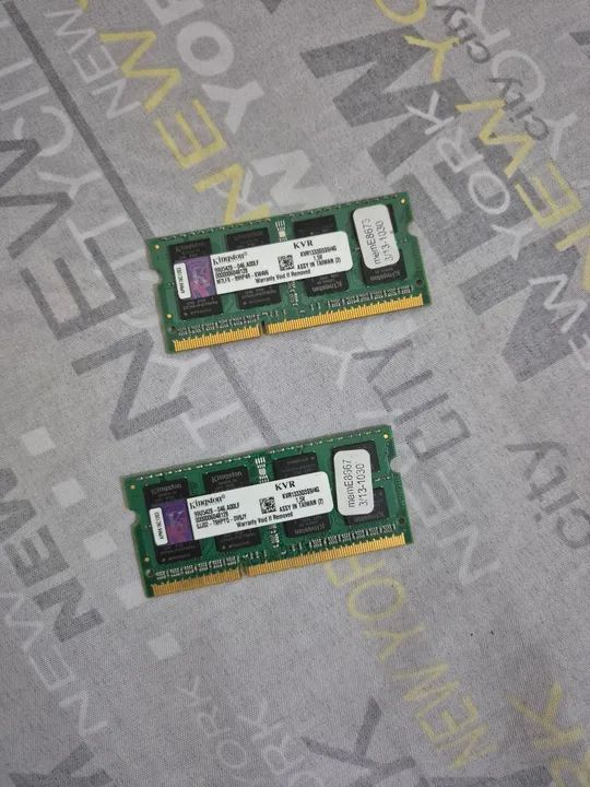 Memória RAM DDR3 8gb (4gb+4gb) notebook Kingston