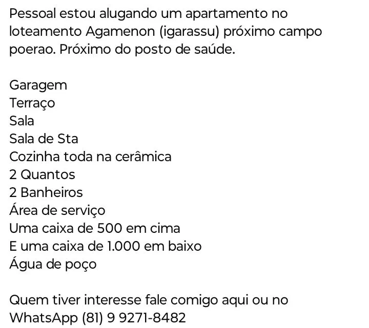 Alugar apartamento