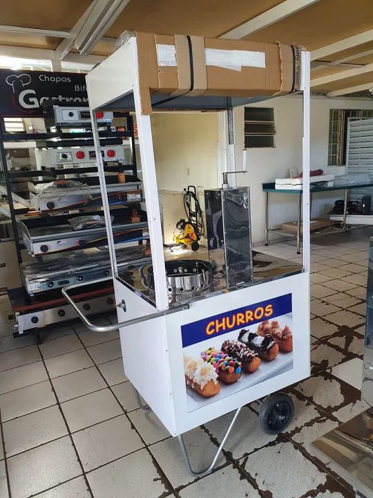 Carrinho de lanche, de churros, de churrasco  - Foto 3