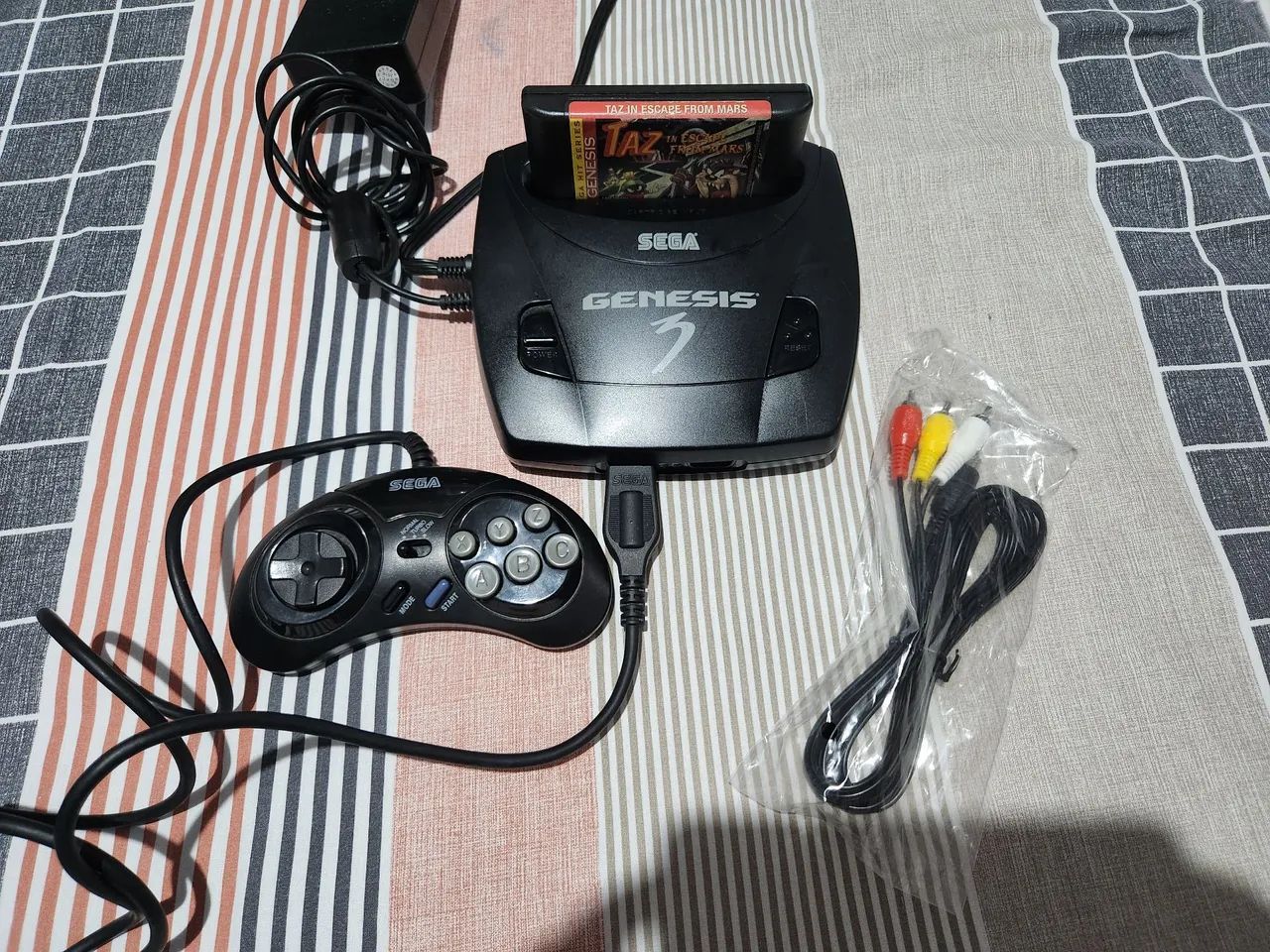 Sega Genesis 3 com Jogo Taz Mania - Foto 6