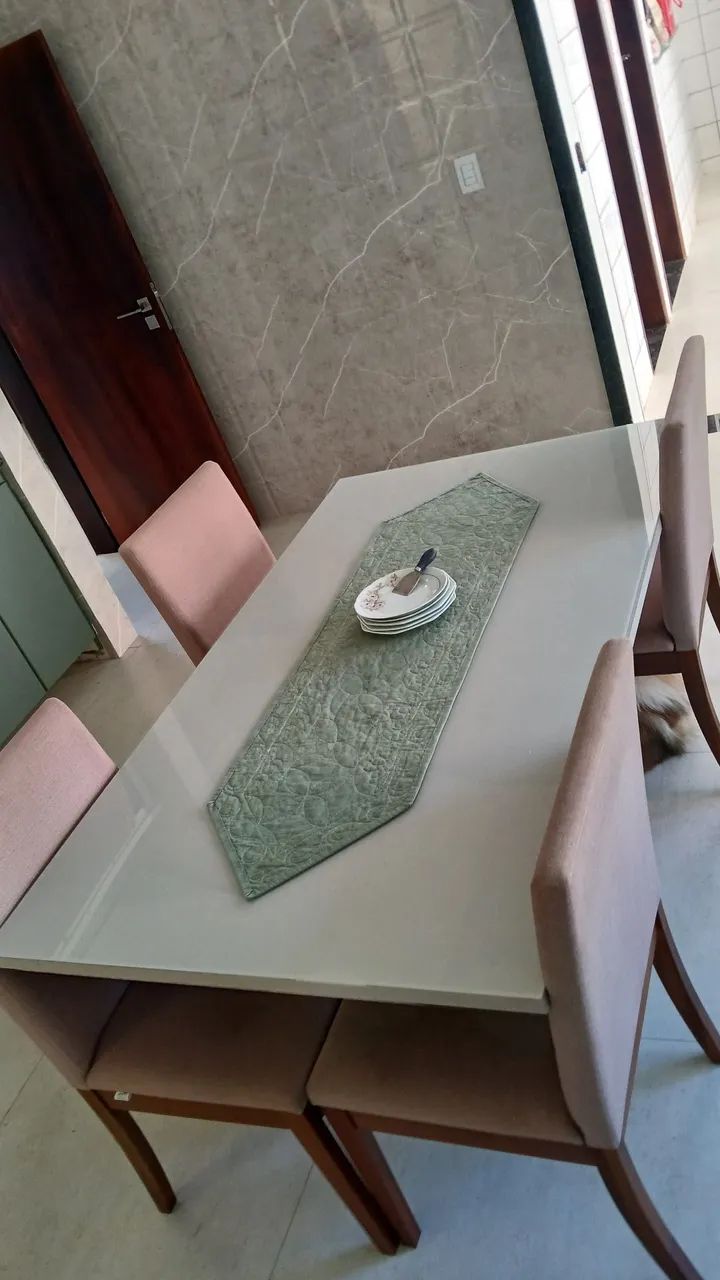 Fundamental é uma MESA de Jantar Moderna com 6 Cadeiras Estilosas - Foto 2