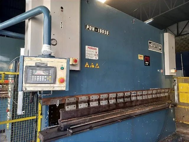 Prensa Dobradeira Hidráulica Newton PDH15035 II 3500x150 - Foto 4