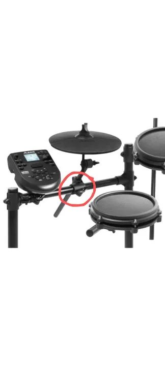 Clamp alesis para bateria eletrônica nitro mesh e nitro max