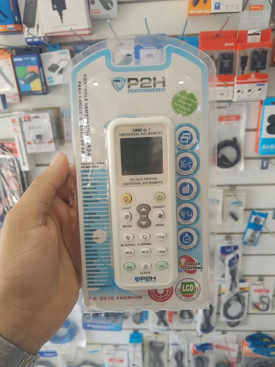 Controle Remoto Universal P2H 1000 em 1