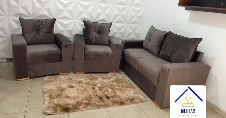 SOFÁ DE 3 LUGARES COM POLTRONA - Foto 2