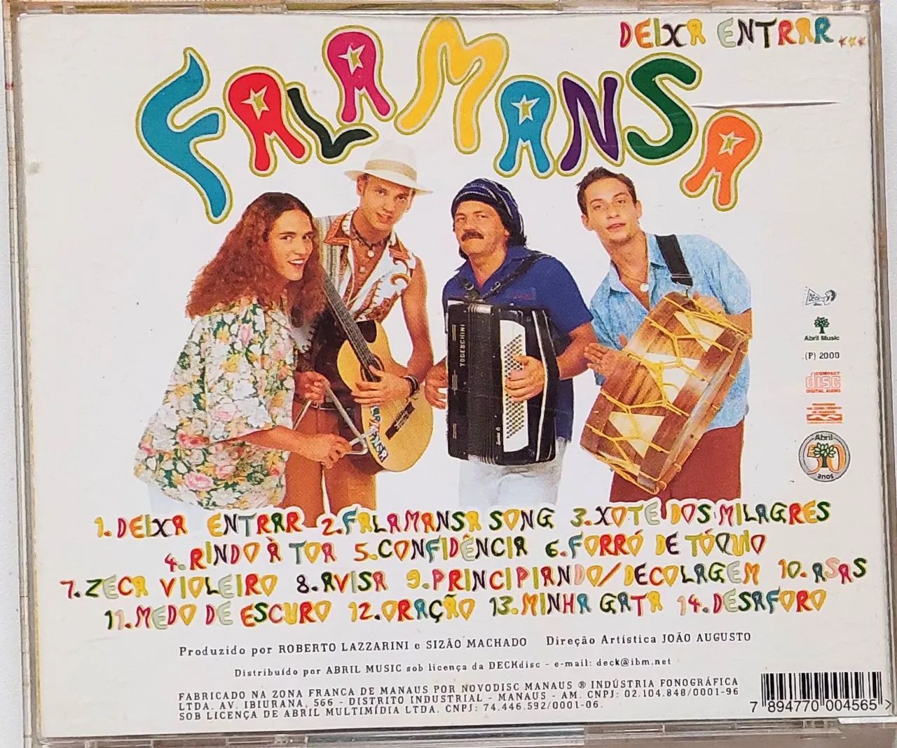 CD - Falamansa: Deixa Entrar (usado) - Foto 2