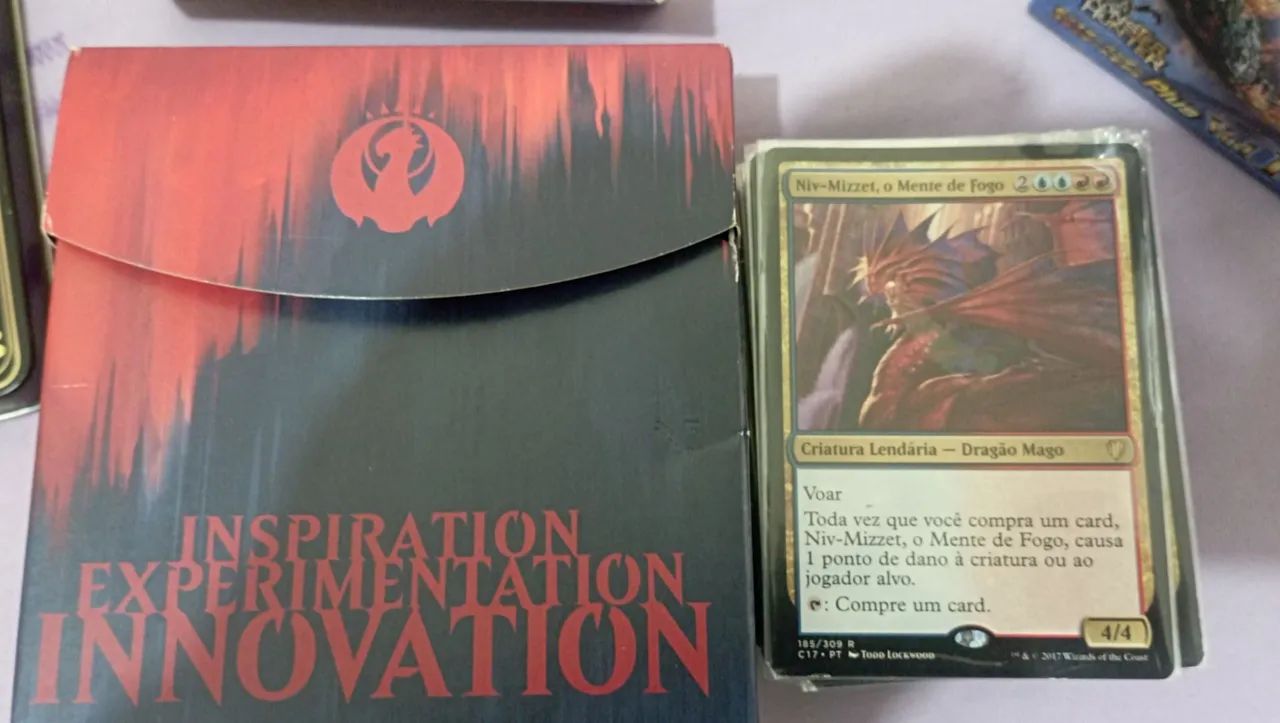Kit inicial magic senhor dos anéis + lote grande de cartas de Magic.64276690206082122