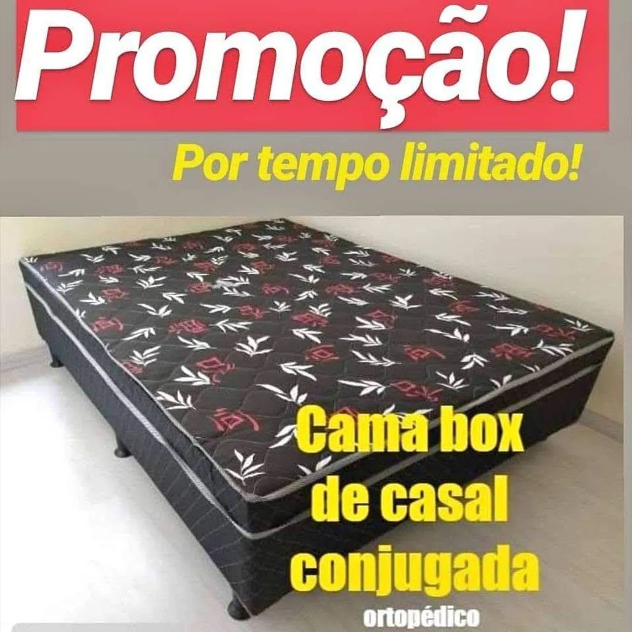 Camas box casal ou solteiro, novas e frete grátis! 