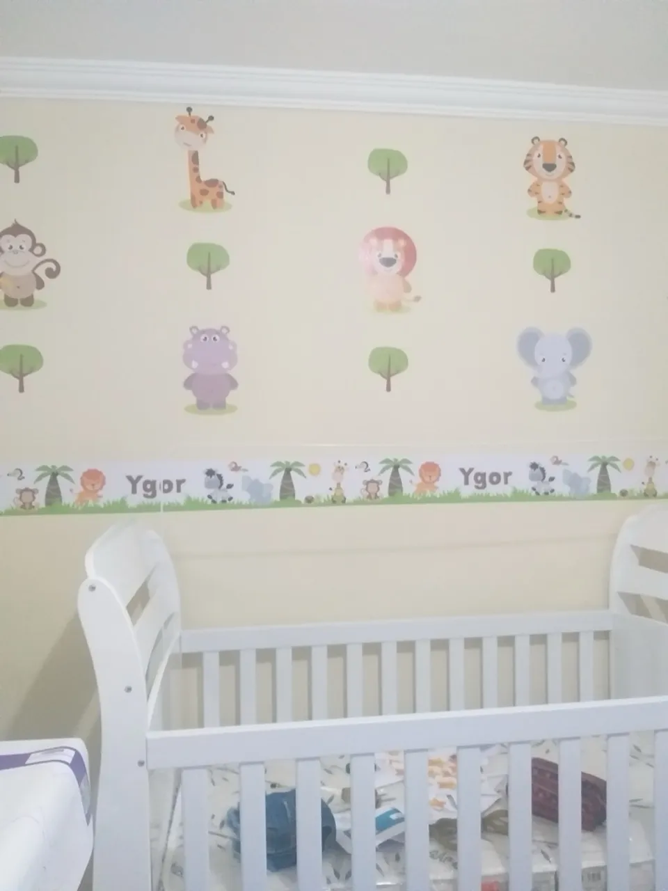 Berço Infantil Branco 2 em 1