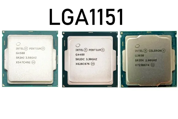 Processadores Intel linha G LGA 1151