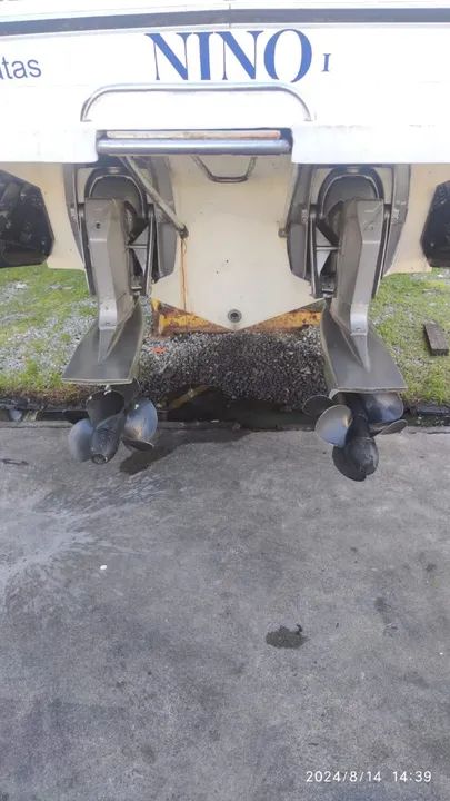 Lancha Scarab Intermarine 38 2x Volvo Cad 42 - Foto 12