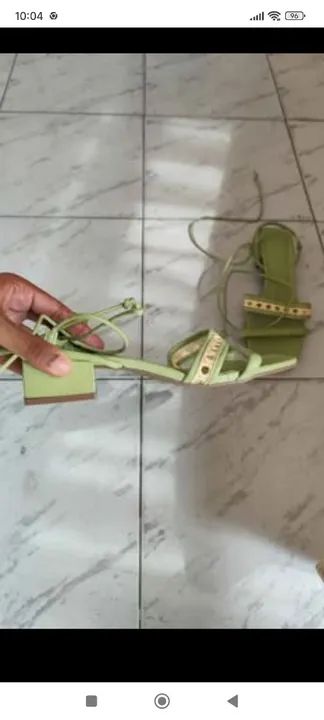 SANDÁLIA VIA MIA TAM 36 DIRETO DO ESTOQUE NUNCA USADA  - Foto 2
