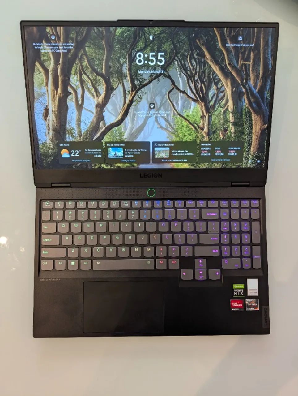 Lenovo Legion Slim7 Ryzen 7 5800H RTX3060 6gb RAM16gb SSD512gb