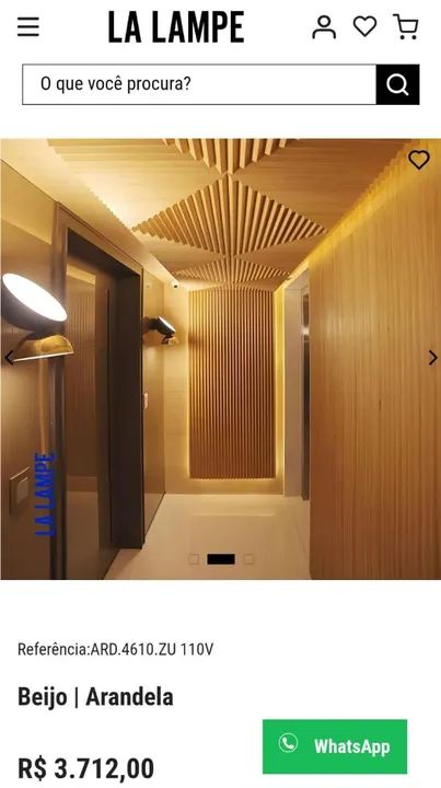 Arandela Beijo - Iluminação Moderna e Elegante - Foto 2