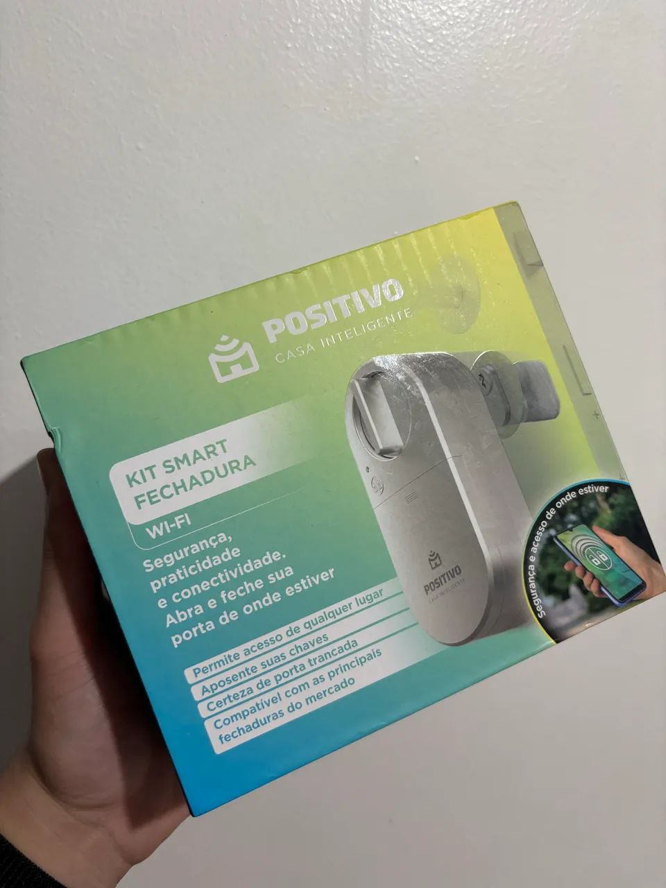 KIT SMART FECHADURA WI-FI POSITIVO