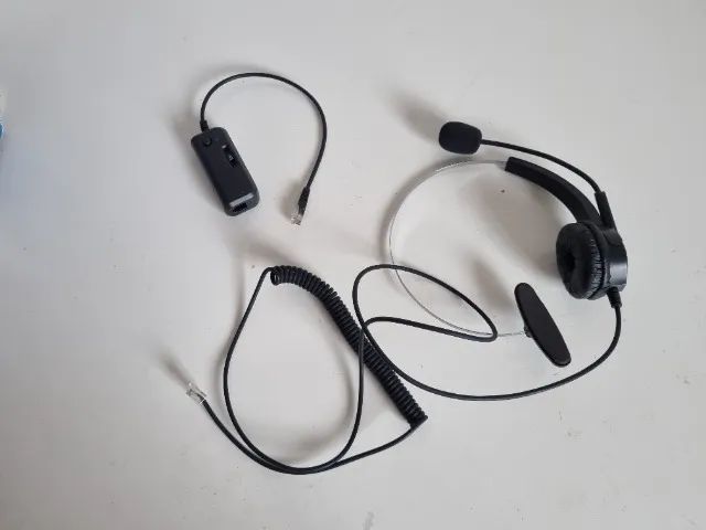 Fone De Ouvido Headset Telemarketing Com Microfone Universal - Foto 2