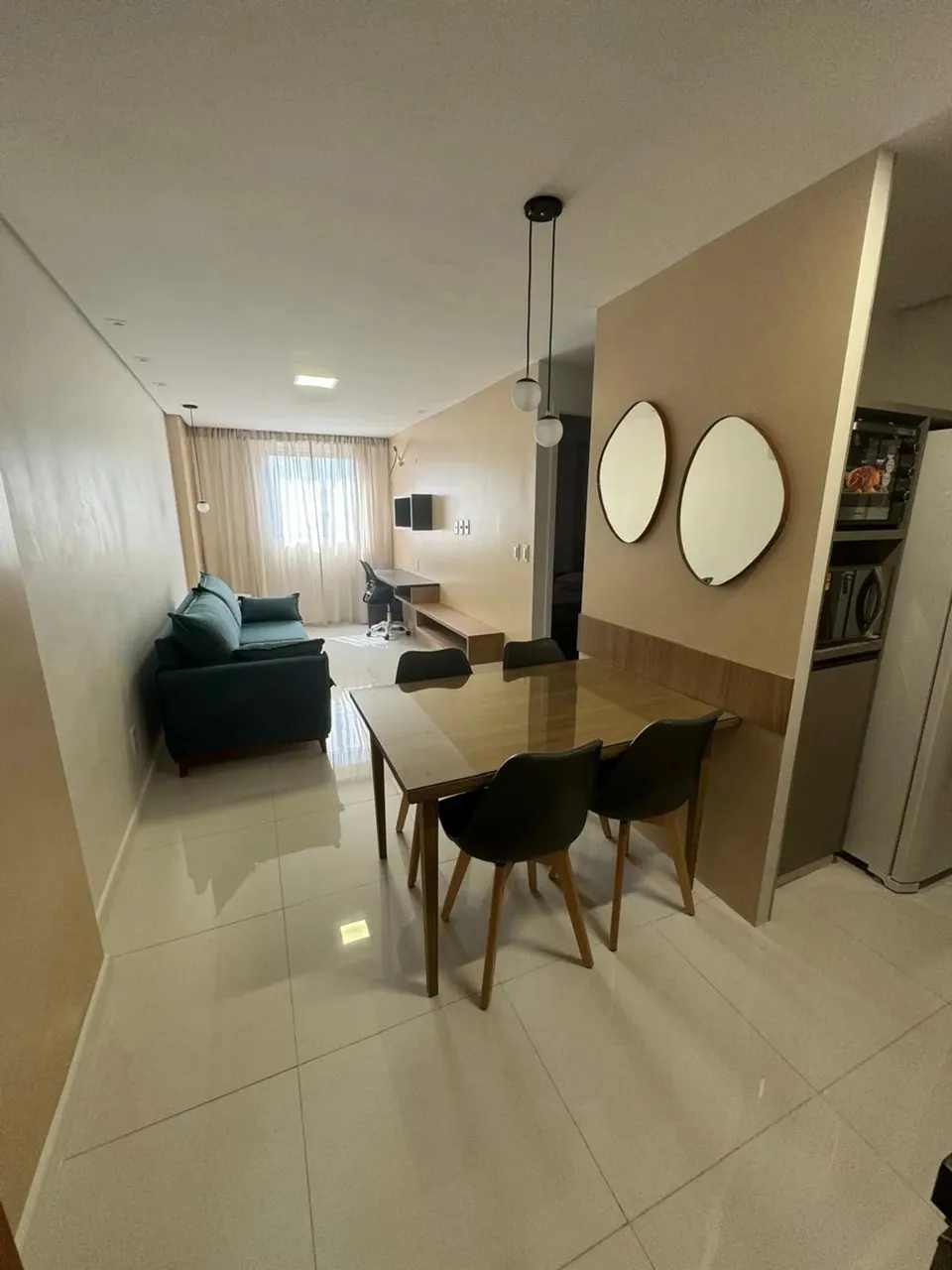 Alugo lindo quarto e sala mobiliado na cruz das almas