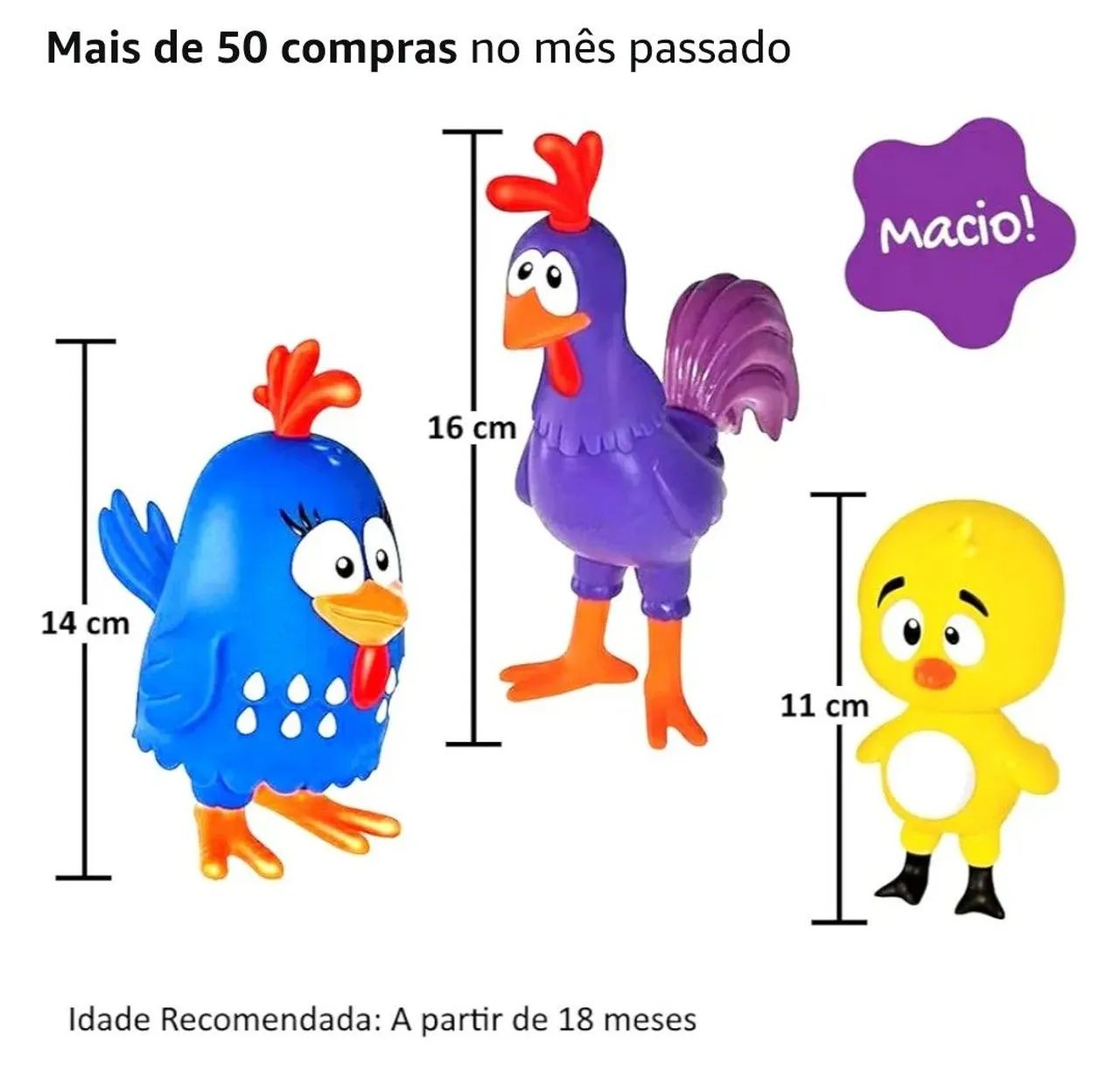 Galinha pintadinha brinquedos  - Foto 4