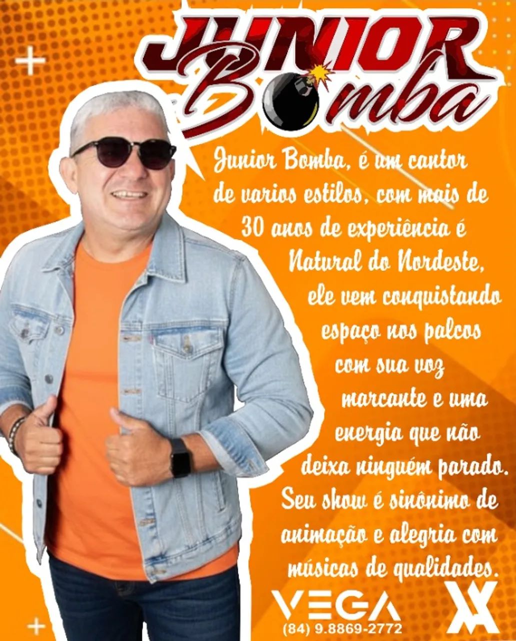 Junior Bomba - Cantor  - Foto 2