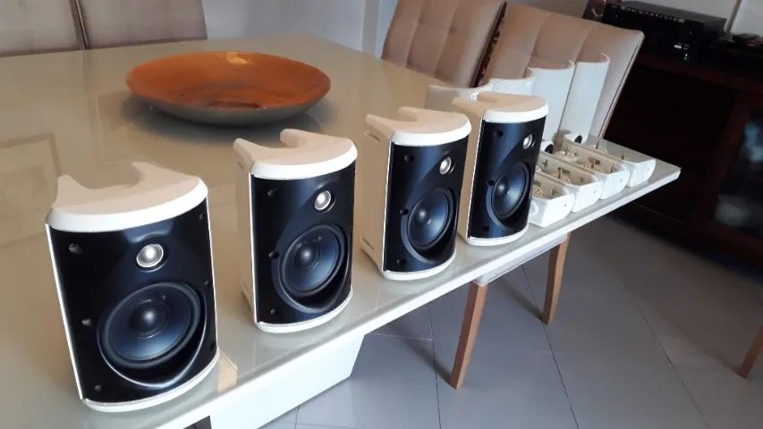 Caixas Polkáudio Atrium 45 Outddor Estado De Nova !!
