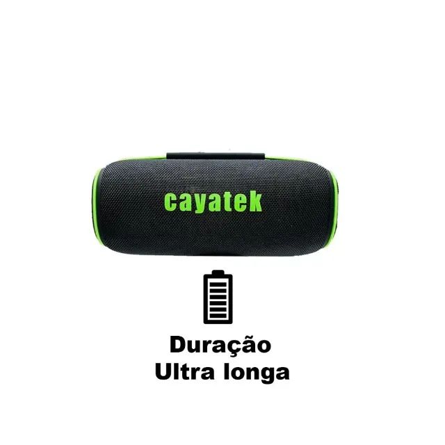 Caixinha de som Bluetooth CAYATEK prova a Água 60W Alto Falante Duplo e Luz RGB boa SOM-02 - Foto 5