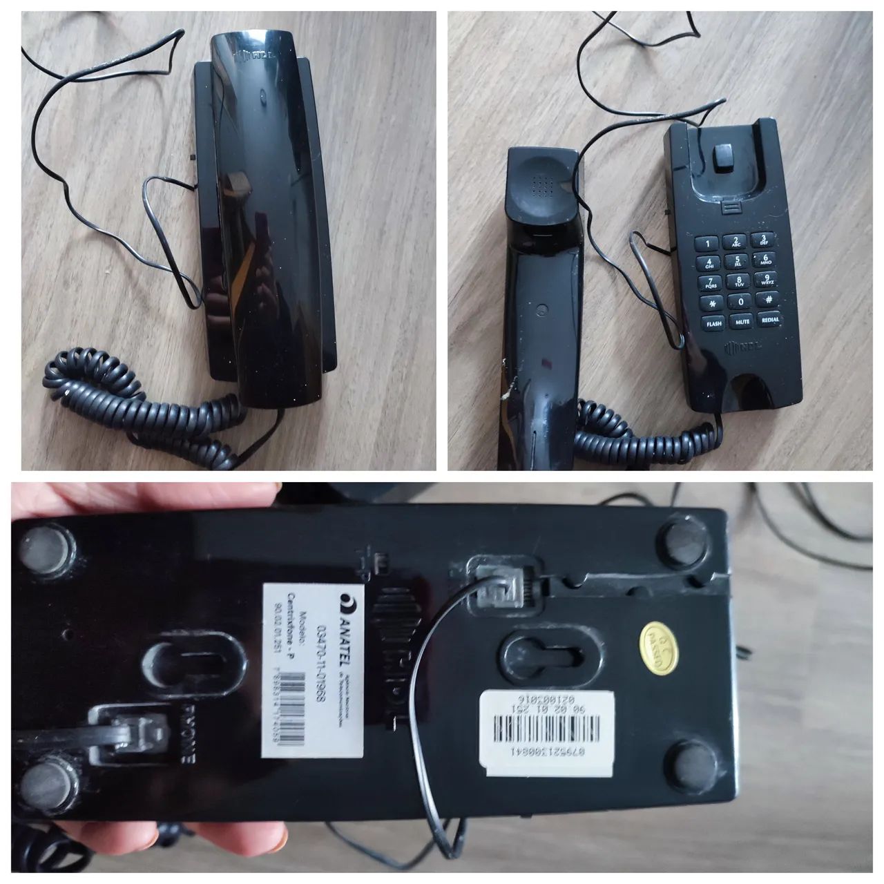 Telefone/interfone Intelbras preto - Foto 4