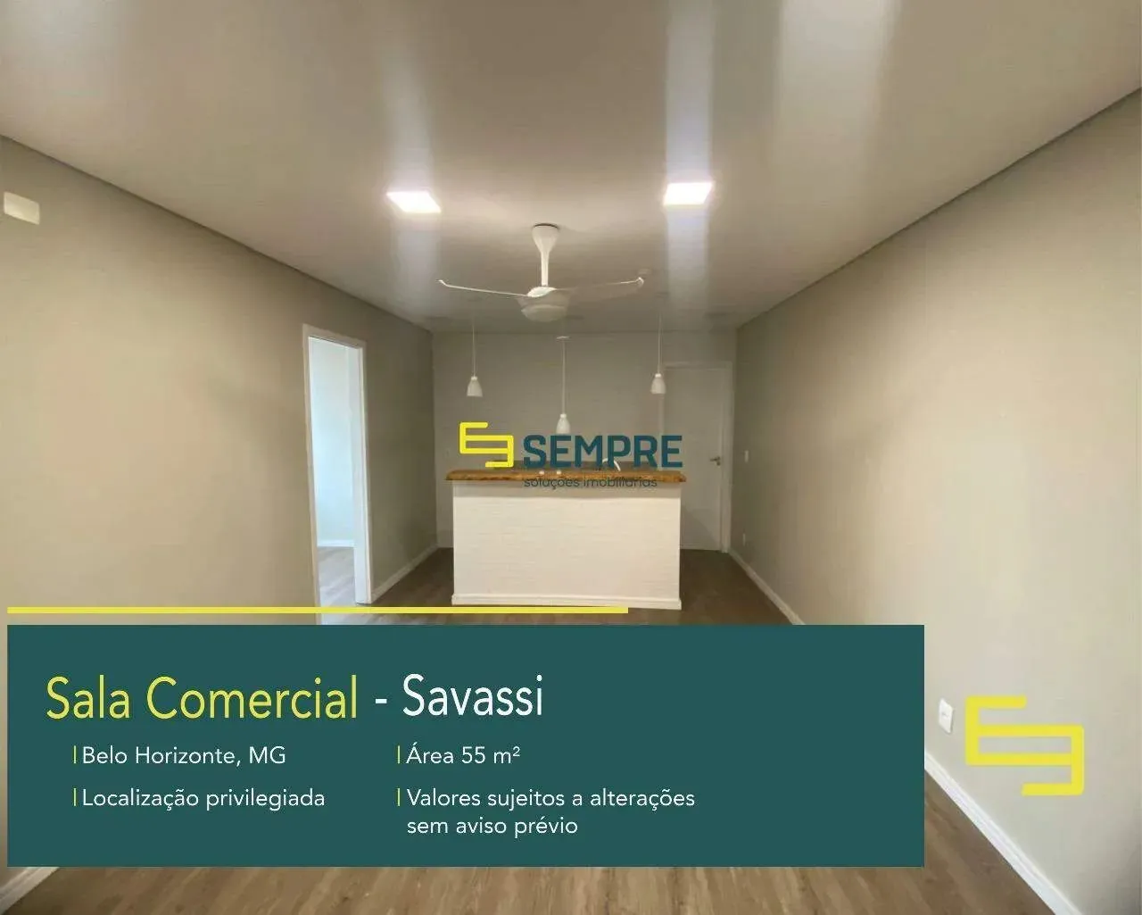 Sala comercial para alugar na Savassi em BH