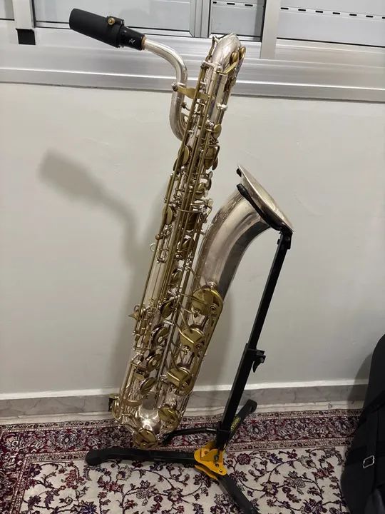 Saxofone Barítono Dakapo - Prata