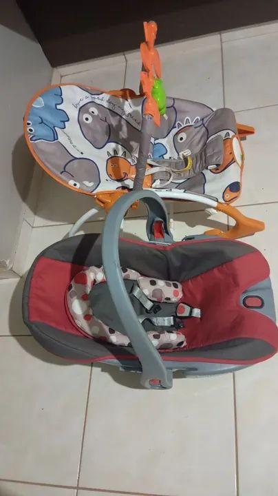 Bebê conforto e cadeira de descanso  - Foto 4