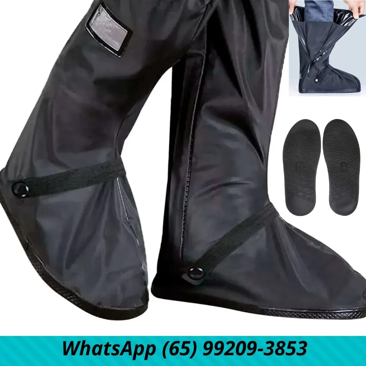 Capa de chuva Para Botas Tênis Sapatos
