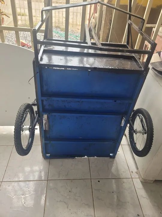 Carrinho de mão em aço para comércio - Foto 5