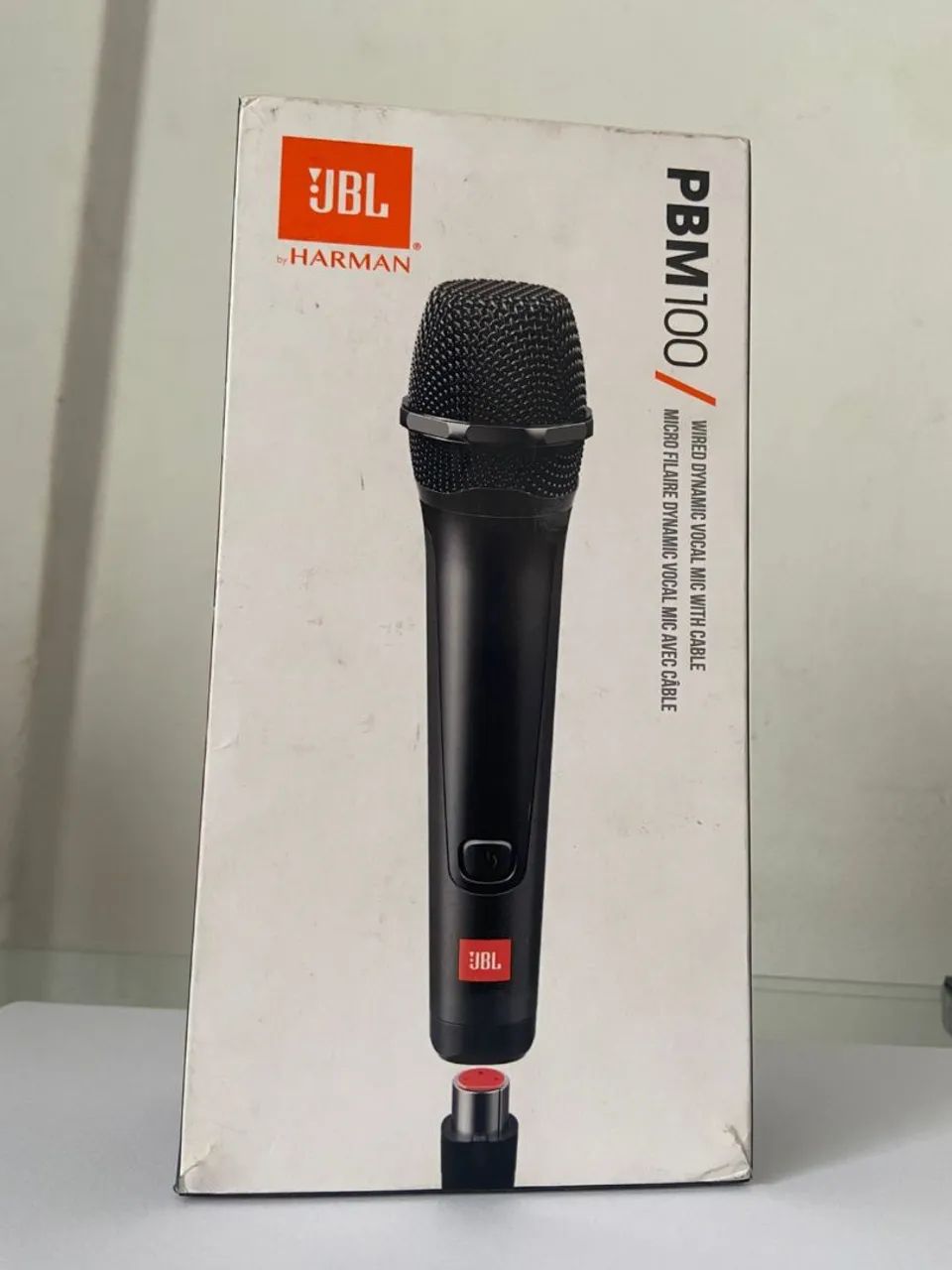 Microfone JBL Dinâmico PBM100 Wired Com Cabo - Foto 4