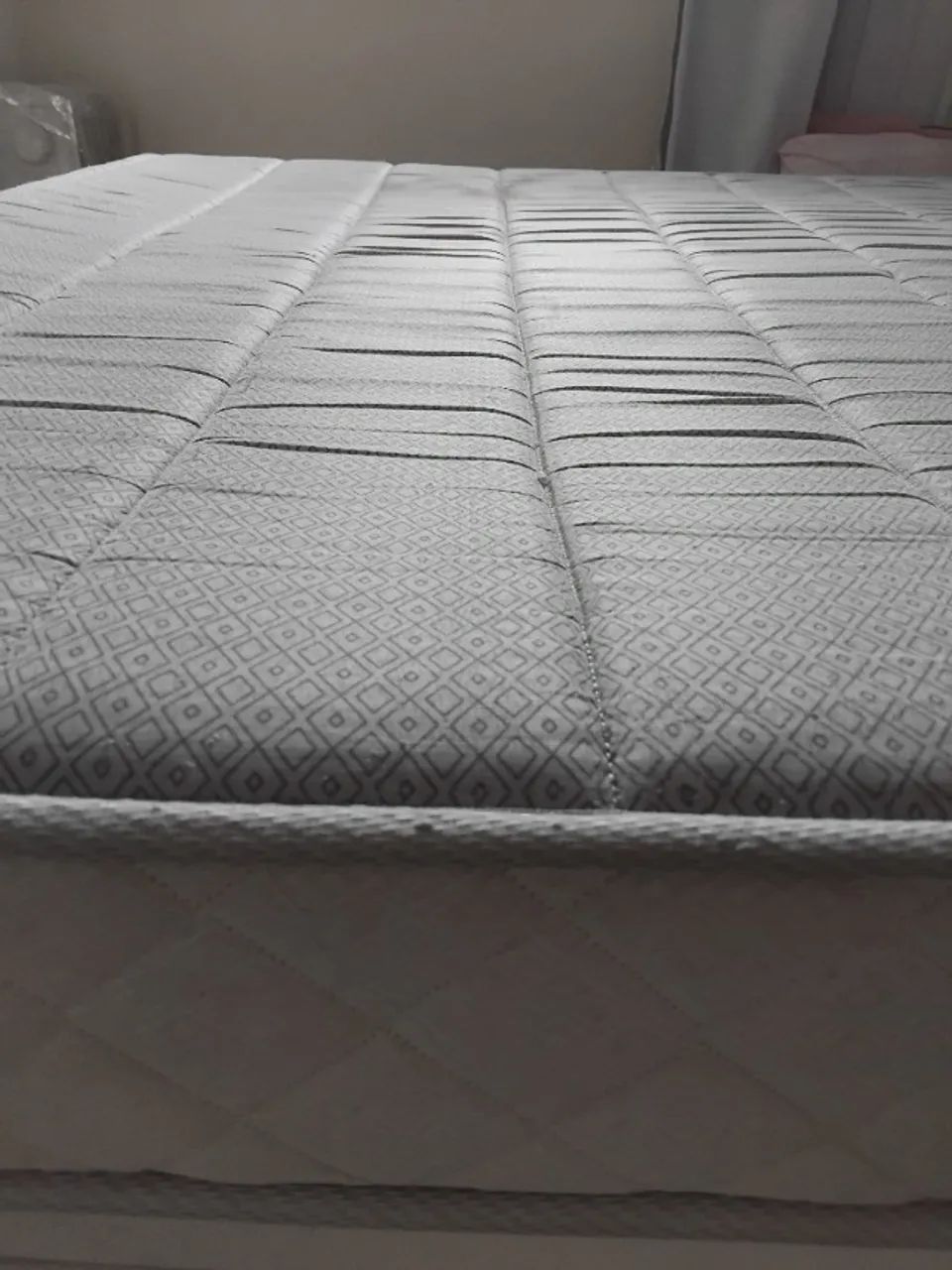 Colchão casal ortopédico espuma D45 usado - Foto 2